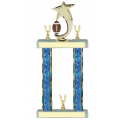 Trophies - #Football Shooting Star Spinner F Style Trophy
